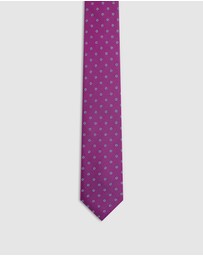 Oxford - Milton Spot 7Cm Floral Tie