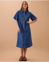 Ceres Life - Ava Short Sleeve Midi Dress