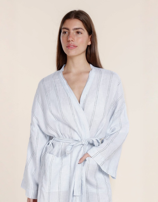 Gingerlilly - Rosalind Linen Robe