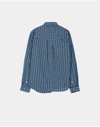 Andersson Bell - Blue Check Layered Shirt