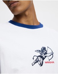 Worship - Cherub Oversized Ringer Tee