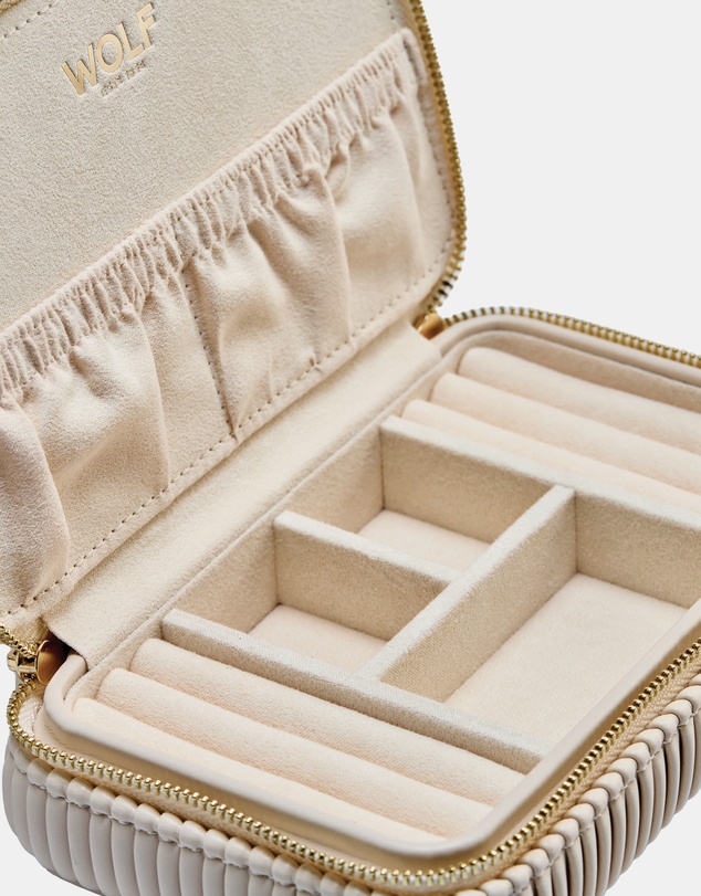 Wolf - Wolf Bella Travel Zip Case Bone