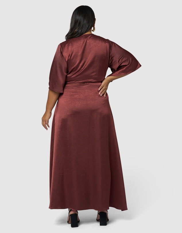 Pink Dusk by Curve Project - Femme Fatale Maxi Dress