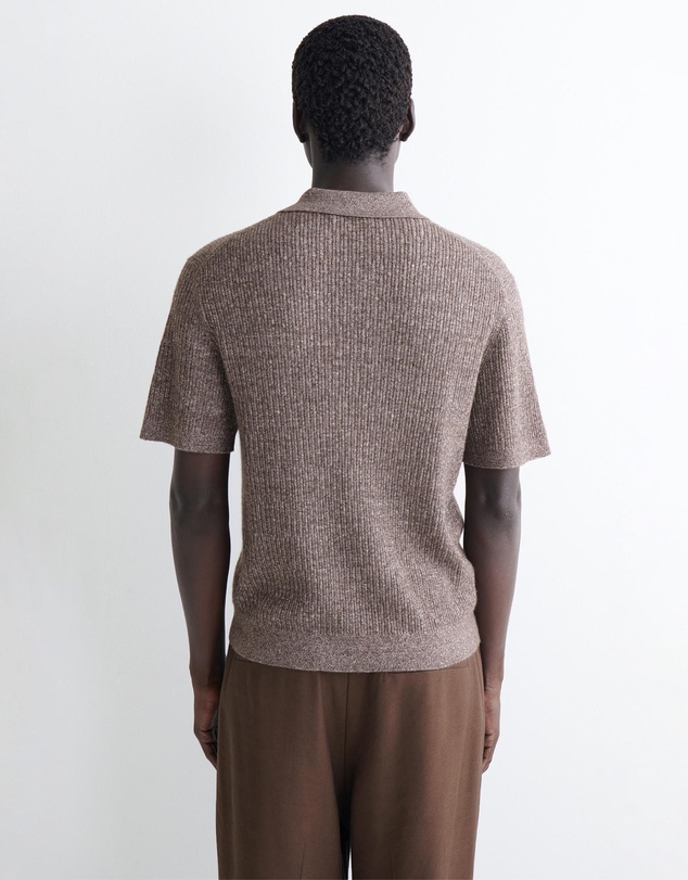 COS - Cashmere-Linen Polo Shirt