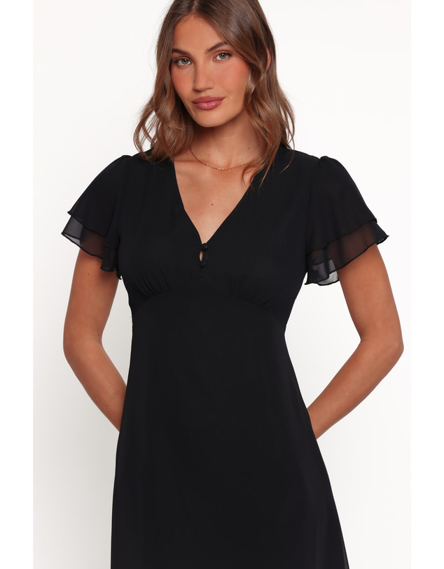 Petal & Pup - Laurina Midi Dress - Black