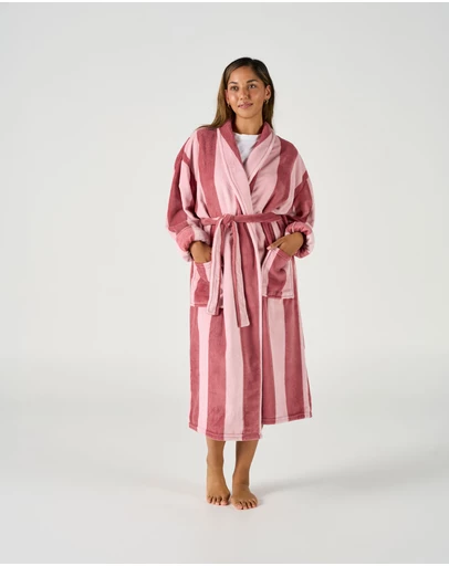 Linen House - Ocean City Plush Robe