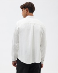 AERE - Euro Resort Linen LS Shirt