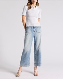 David Lawrence - Lailie Cotton Knit Polo