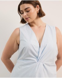 Atmos&Here Curvy - Ida Cotton Poplin Midi Dress