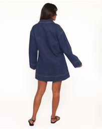 Petal & Pup - Genesis Mini Dress - Indigo