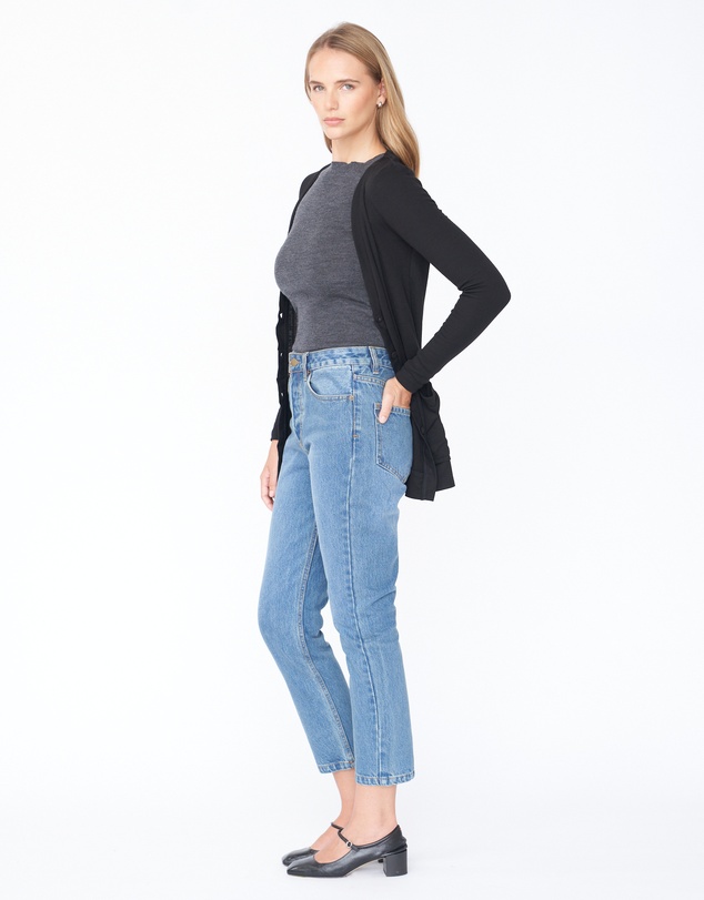 Amelius - Celia Buttoned Knit Cardigan