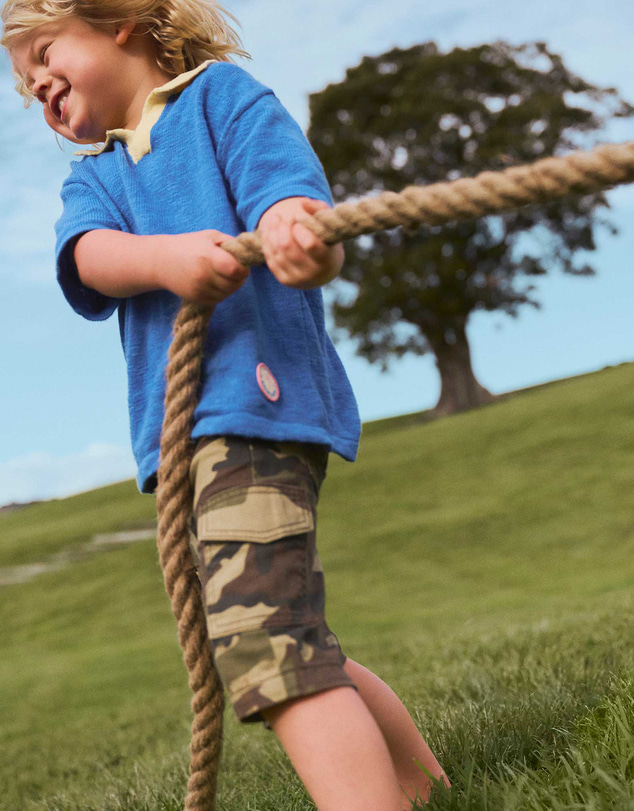 Cotton On Kids - Oversized Colour Block Knit Polo