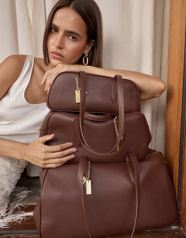 VESTIRSI - Vera Mahogany Baguette Bag