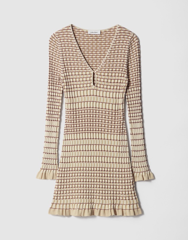 & Other Stories - Knitted Long-Sleeve Mini Dress