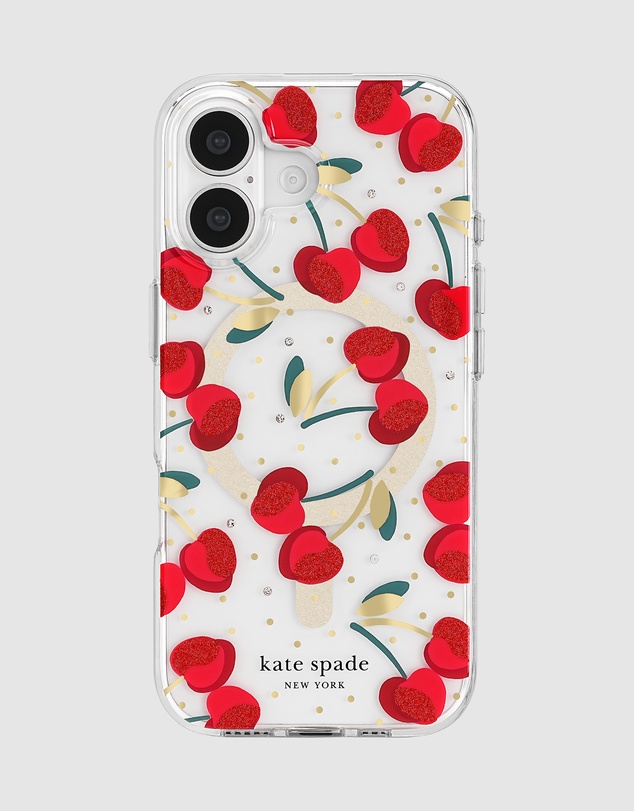 Kate Spade - Kate Spade Cherry Dot MagSafe Case for iPhone 17