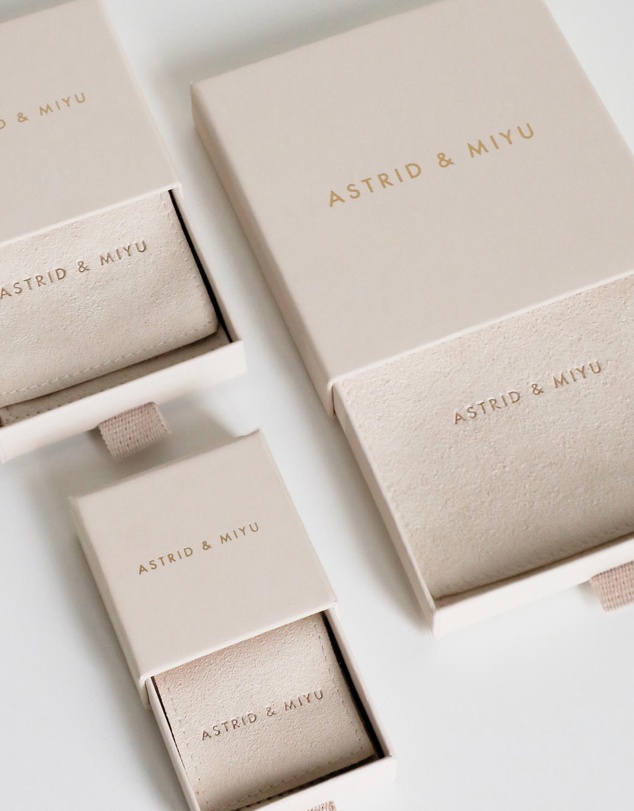 Astrid & Miyu - Opal Pear Bezel Band Ring