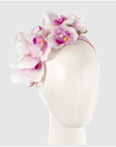 Max Alexander - Pink Orchid Racing Fascinator