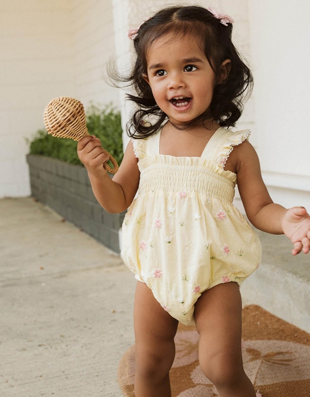 Bebe by Minihaha - Pia All Over Embroidery Bodysuit - Babies