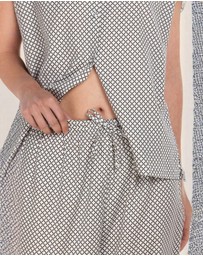 Gingerlilly - Marlie Diamond Print Cotton PJ