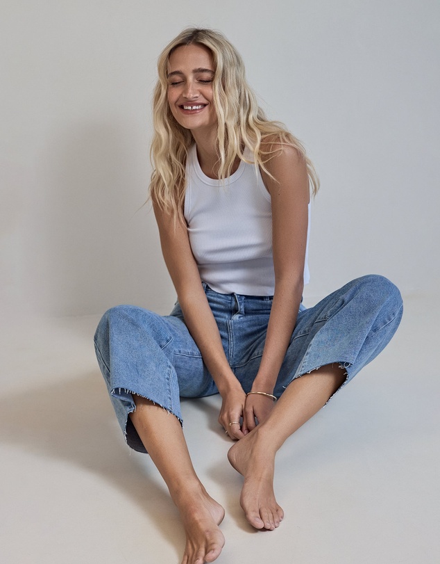 All About Eve - Charlie High Rise Wide Leg Jean Heritage Denim