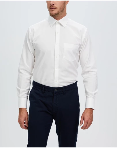 Van Heusen - Euro Tailored Fit Shirt Self Stripe