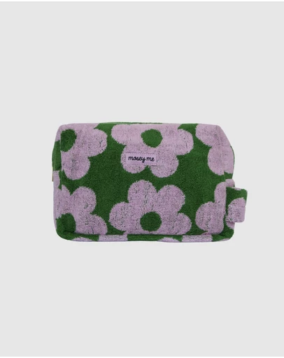 Mosey Me - Flowerbed Terry Toiletry Bag