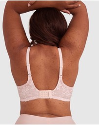 Bras N Things - Body Bliss Lace Full Cup Bra - Blush Pink