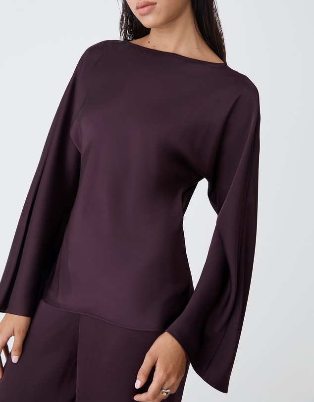Forcast - Asma Satin Bias Cut Top