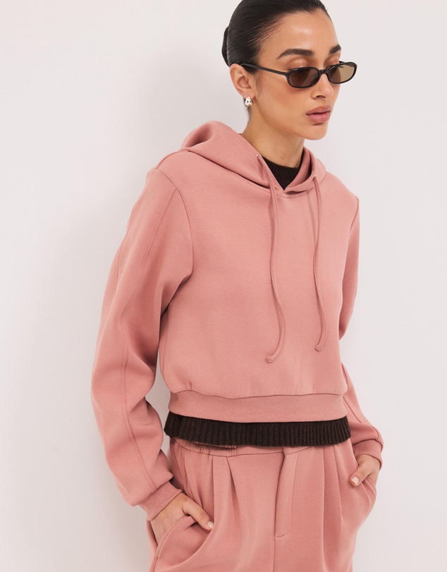 Calli - Conrad Bonded Jersey Hoodie