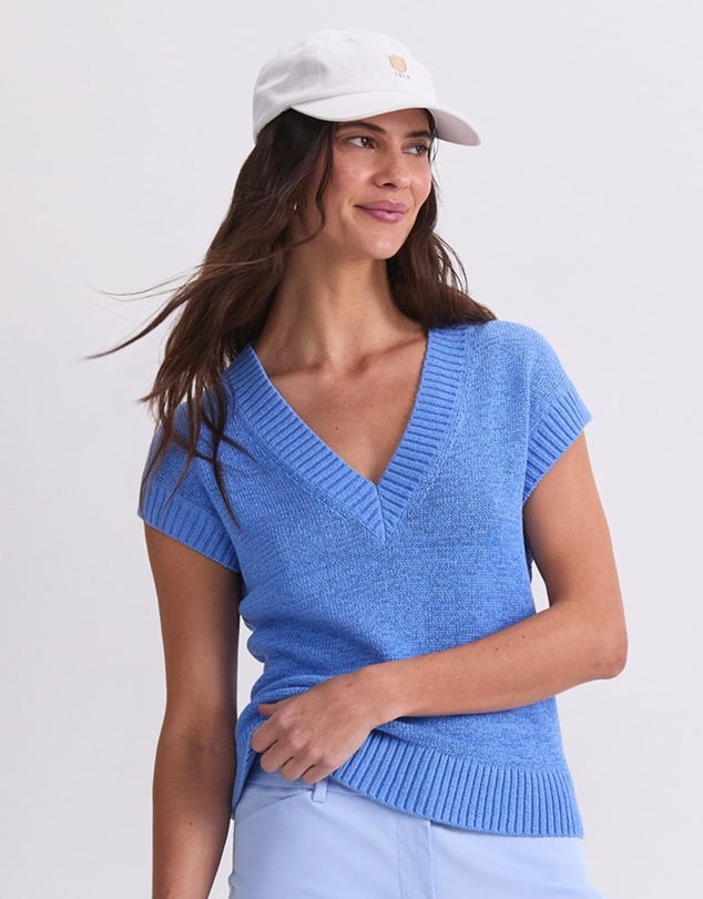 Sportscraft - Josie Tape Yarn V Neck Tank