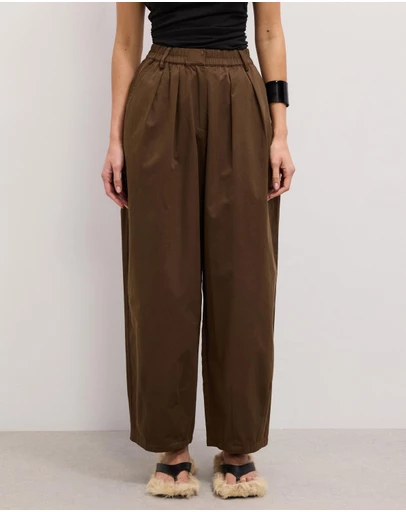 The Fated - Dahlia Cotton Barrel Leg Pants