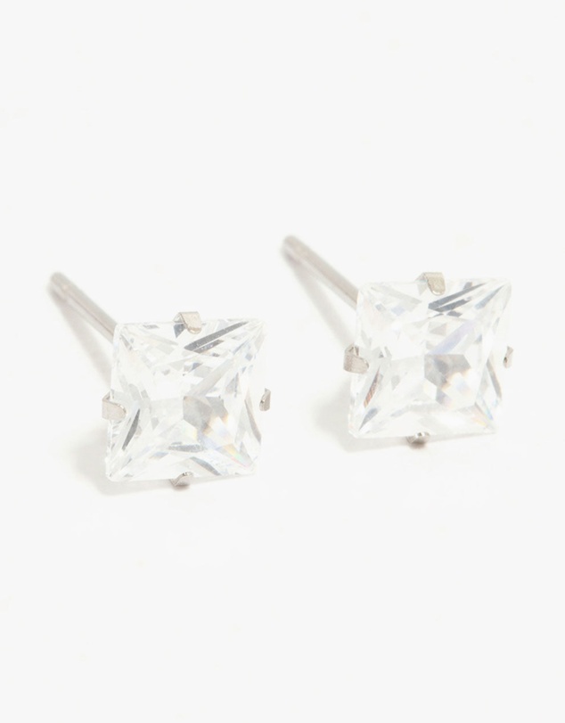 Lovisa - Waterproof Diamante Stainless Steel Stud Earrings