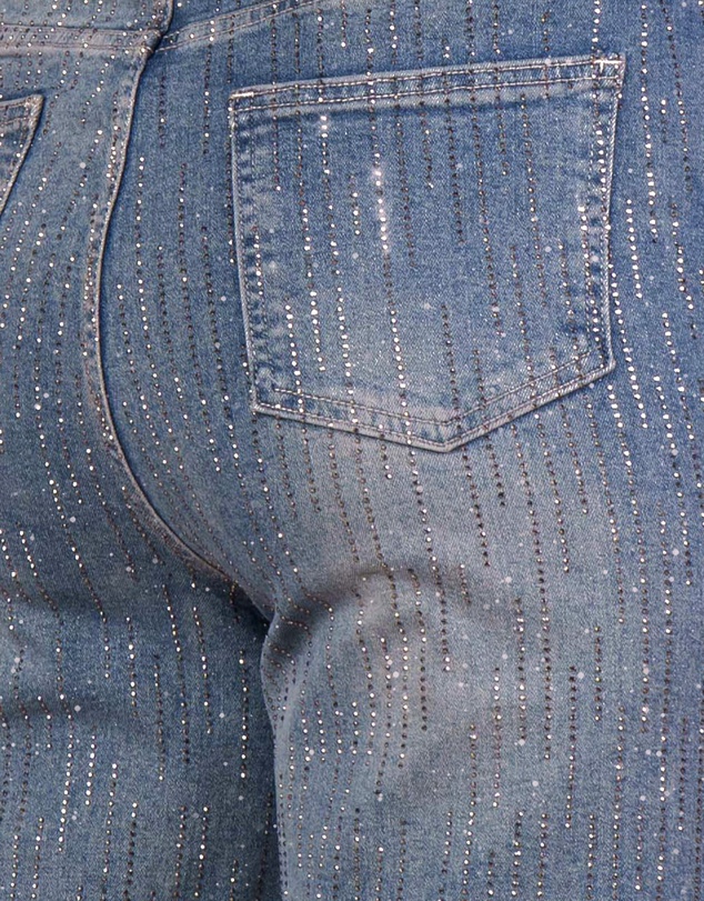 Azzurielle - Suky Crystal-embellished Jeans
