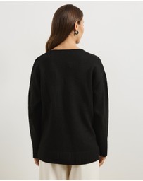 Atmos&Here - Teo V-Neck Knit Jumper