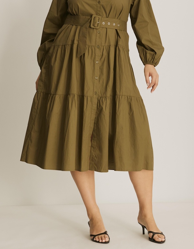 Atmos&Here Curvy - Aria Two Tiered Maxi Dress