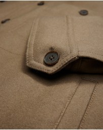 Calibre - Melton Shirt Jacket Latte