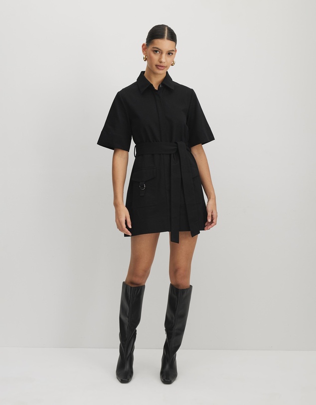 AERE - Aspen Organic Cotton Mini Dress