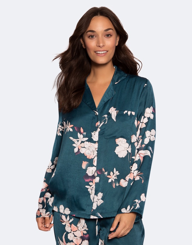 Bras N Things - Shakura Satin Long PJ Set