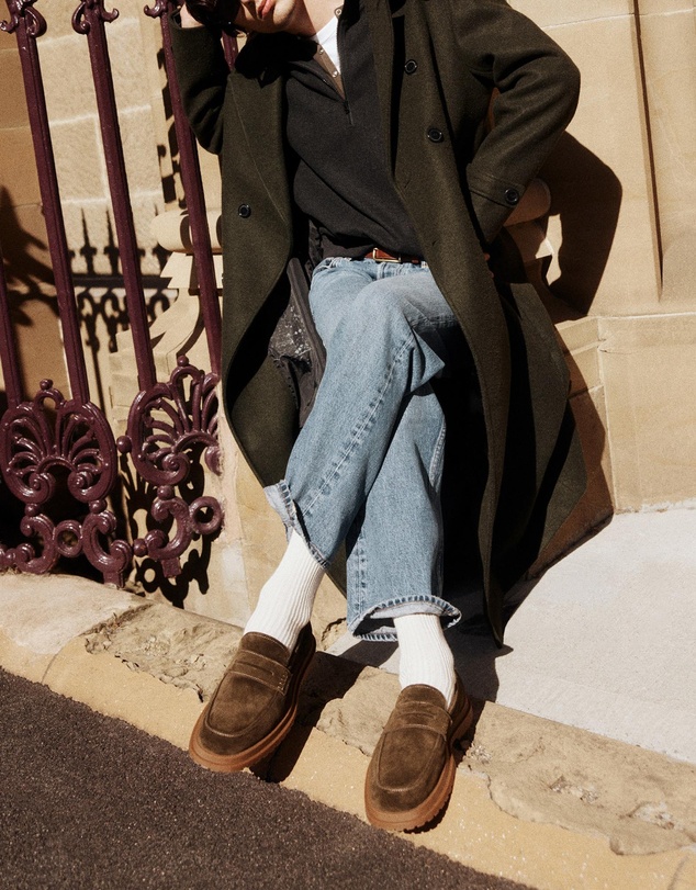 Aquila - Radar Suede Penny Loafers