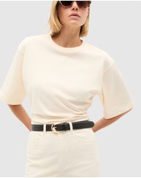 Seed Heritage - Dove Circle Buckle Belt