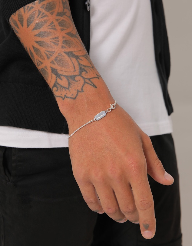 Kuzzoi - ICONIC EXCLUSIVE - Classic Rope Chain Bracelet in Oxidised 925 Sterling Silver