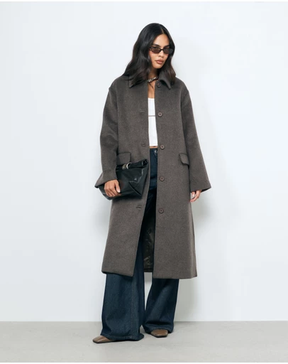 AERE - Cassie Wool Blend Coat