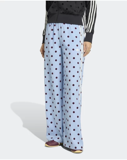 adidas Originals - SATIN POLKA DOTS WIDE LEG PANT Womens