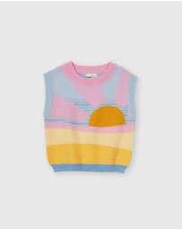 Goldie + Ace - Sunrise Knit Vest - Babies-Kids