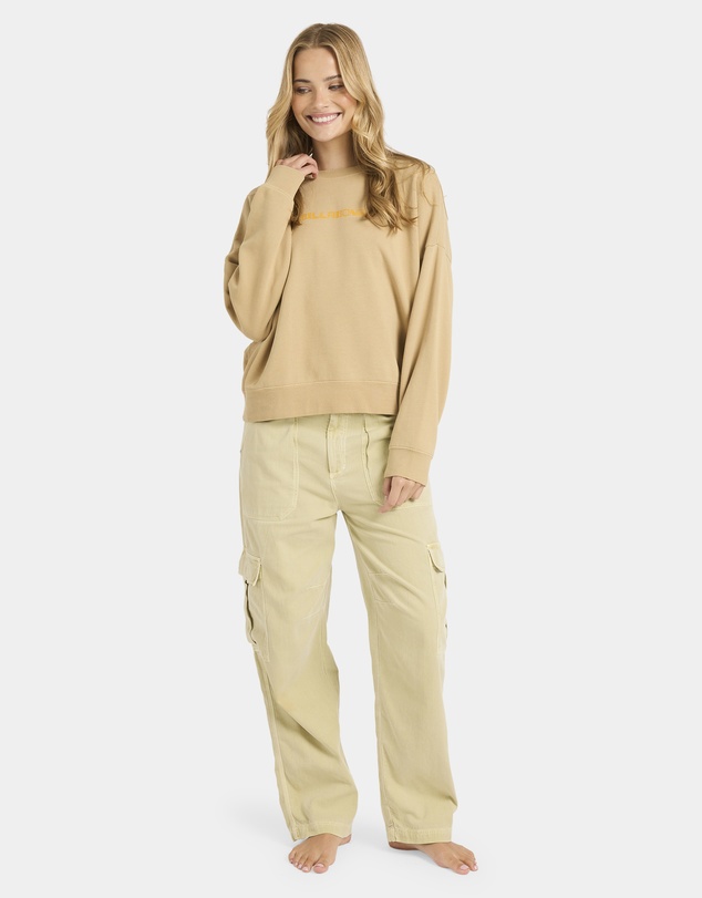 Billabong - Womens Echo Crew Neck Fleece Top