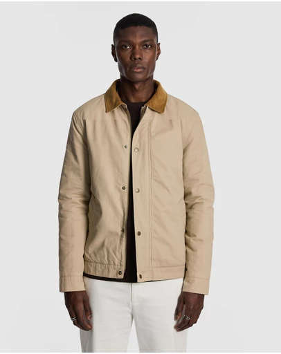 yd. - Fraser Contrast Collar Jacket