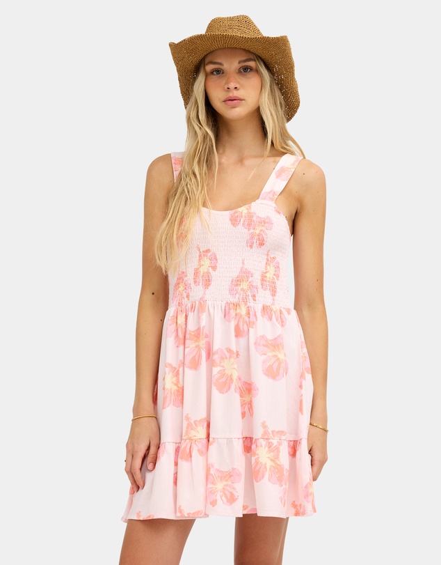 Roxy - Womens Floral Rain Mini Dress