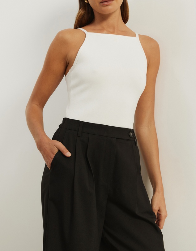 Atmos&Here - Agnes Pleated Tailored Pants