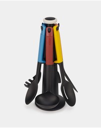 Joseph Joseph - Elevate™ Carousel 6-piece Utensil Set with Rotating Storage Stand (Multicolour)