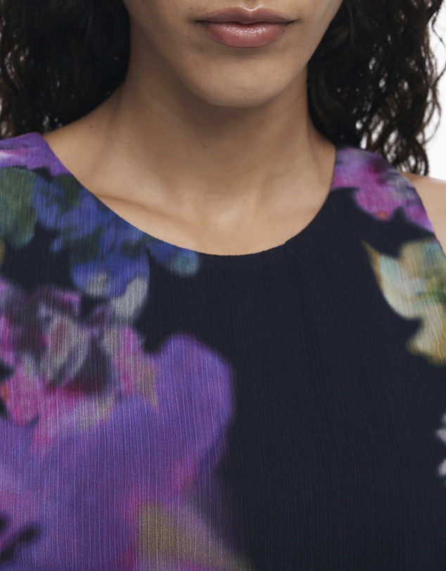 Desigual - Tulle dress tunic flowers